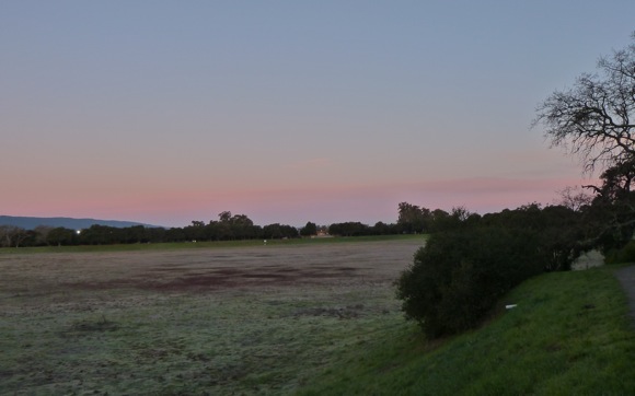 dry Lake Laguita at dawn