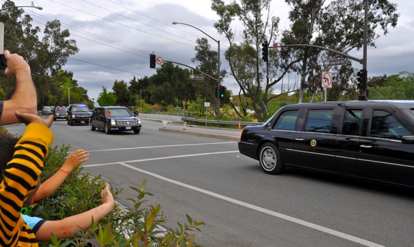 President Obama in Menlo Park