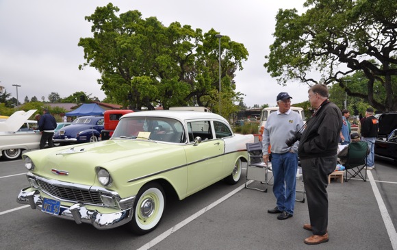 Scott and Al at car show_041611 America's Pastime car Show at M-A