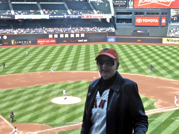 at Citi field watching San Francisco Giants