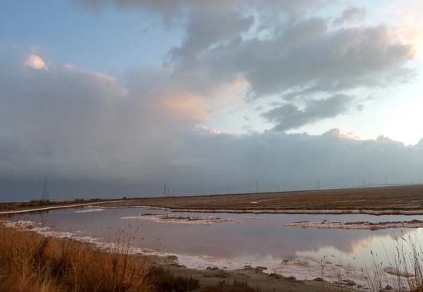 Clouds after rainfall over Bedwell Bayfront Park in Oct 2011